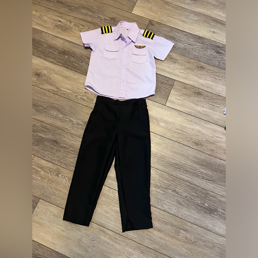 pilot costume like new 4T
